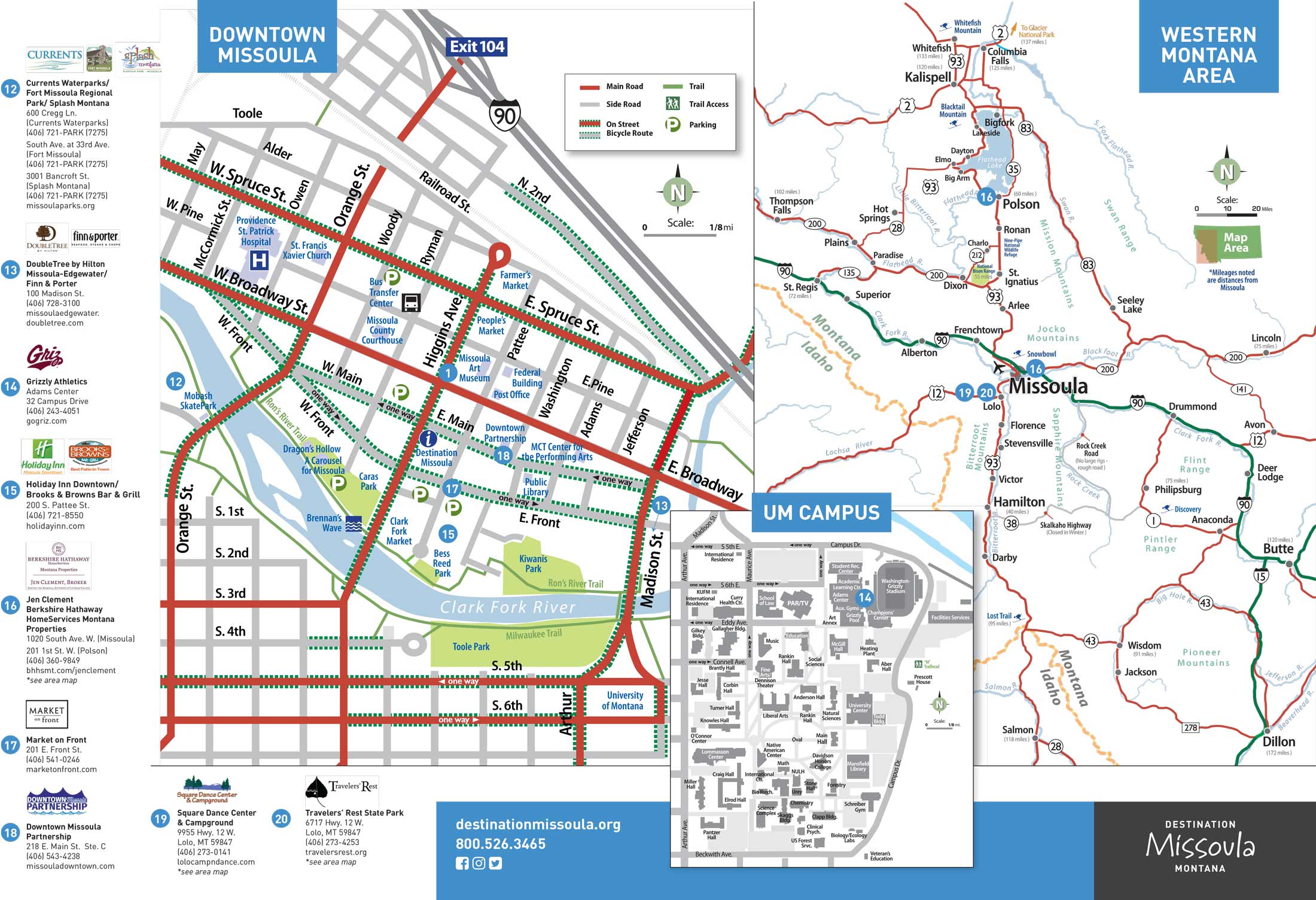 Map Of Missoula Montana Area - Bunnie Valentia