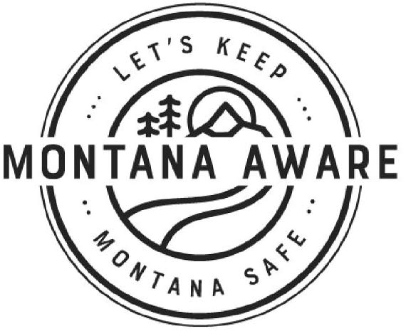 Montana aware logo - make montana safe again