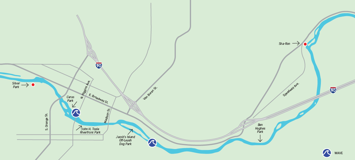 map of the clark fork river